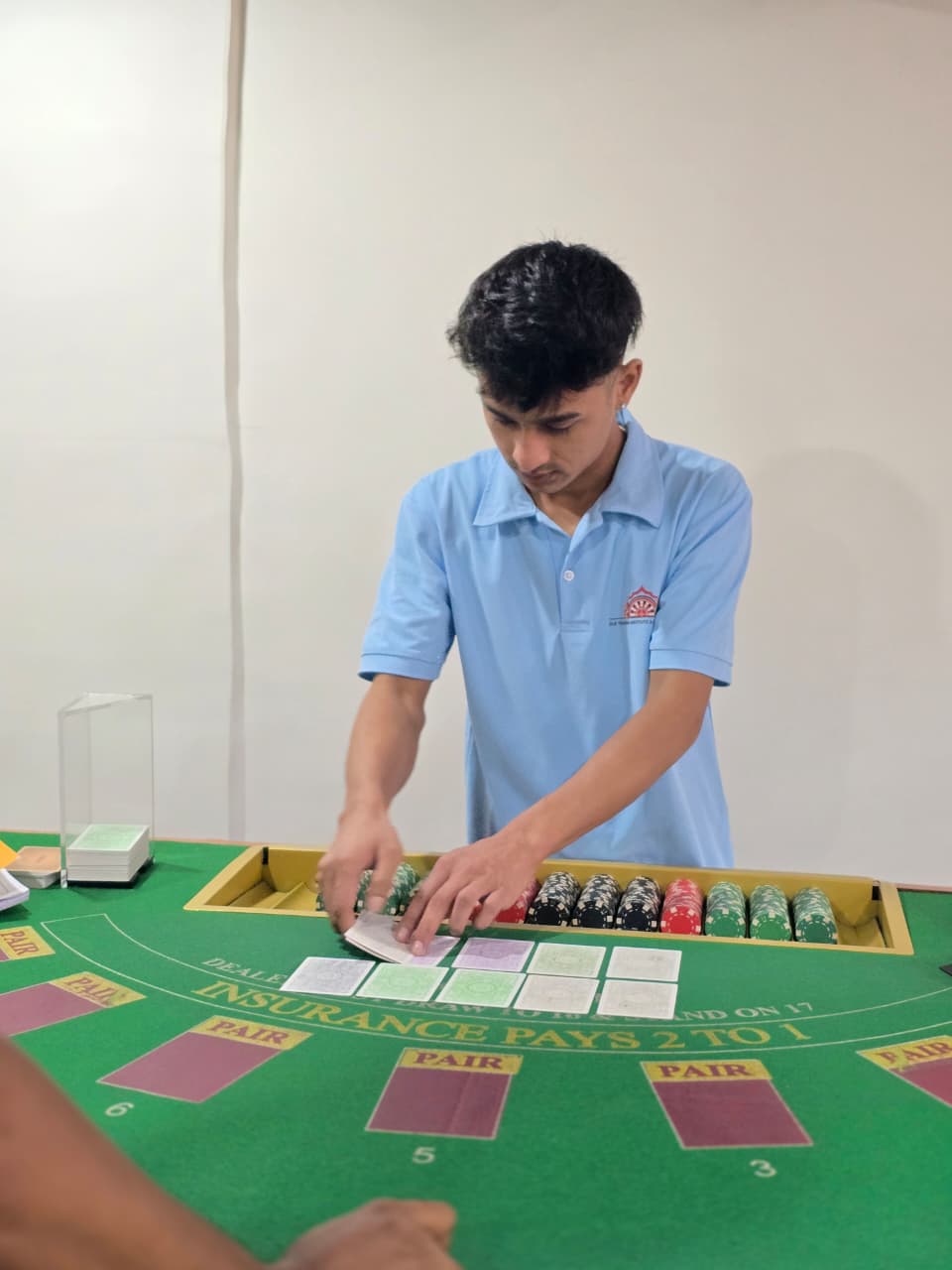 Casino dealing training